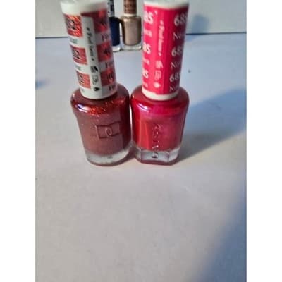 DNails Nail Polish Lacquer Lot 12 Colors Voodoo Green Coral Teal Gold Glitter - Thumbnail 11