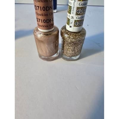 DNails Nail Polish Lacquer Lot 12 Colors Voodoo Green Coral Teal Gold Glitter - Thumbnail 12