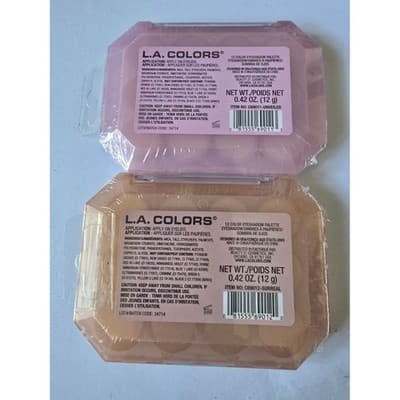 LA Colors 24 Color Eyeshadow Palette Unveiled & Surreal Makeup Set - Thumbnail 2