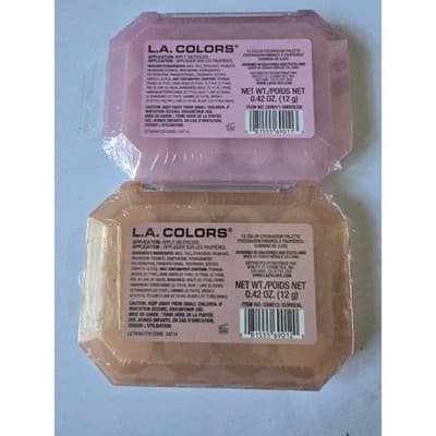 LA Colors 24 Color Eyeshadow Palette Unveiled & Surreal Makeup Set - Thumbnail 4