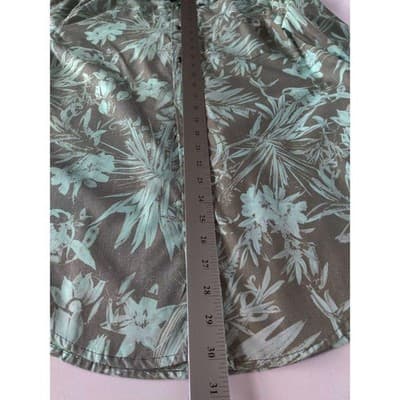 Mens DC Floral Print Long Sleeve Button Down Collar Shirt Sz. M - Thumbnail 8