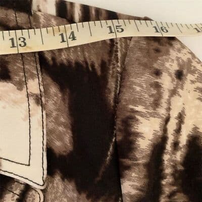 Susan Graver Women's Animal Print Trench Coat Jacket Size S Multicolor - Thumbnail 6