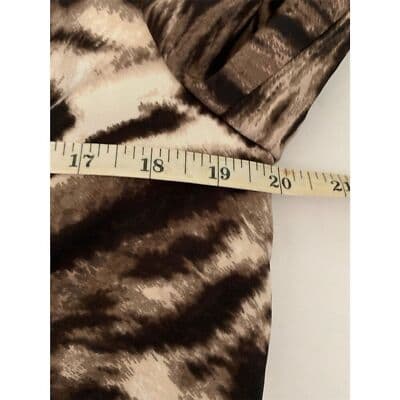 Susan Graver Women's Animal Print Trench Coat Jacket Size S Multicolor - Thumbnail 7