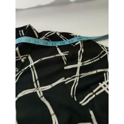 Simply Be Womens Plus Size Long Sleeve Blouse Top Black White Size 20 - Thumbnail 4