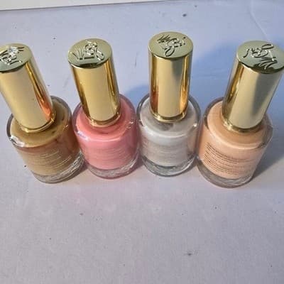 J&L Beauty Nail Polish Set 4 Colors Glam Shine Effect - Image 1