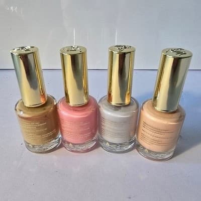 J&L Beauty Nail Polish Set 4 Colors Glam Shine Effect - Thumbnail 5