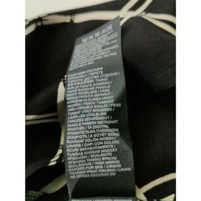 Simply Be Womens Plus Size Long Sleeve Blouse Top Black White Size 20 - Thumbnail 11