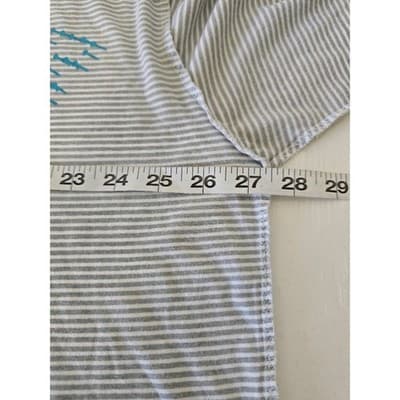 Black Label Men's 4XL Striped Graphic T-Shirt Tattoo Fists "All Serious Daring" - Thumbnail 7