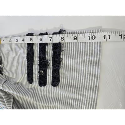 Black Label Men's 4XL Striped Graphic T-Shirt Tattoo Fists "All Serious Daring" - Thumbnail 8