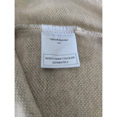 Cozy Heathered Gray Long Sleeve Top with Puffed Sleeve Detail Women's XL - Thumbnail 9