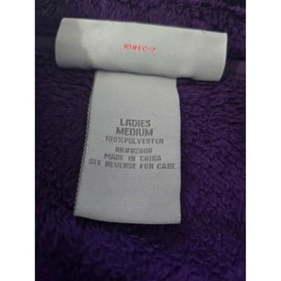 Free Country Women's Purple Fleece Full Zip Jacket Size Medium Cozy Warm - Thumbnail 6