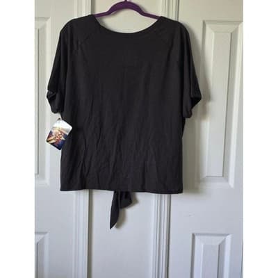 Captain Marvel Rainbow Stripe Tie Front T Shirt Top Women's 2XL Marvel Comics - Thumbnail 6