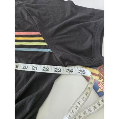 Captain Marvel Rainbow Stripe Tie Front T Shirt Top Women's 2XL Marvel Comics - Thumbnail 9