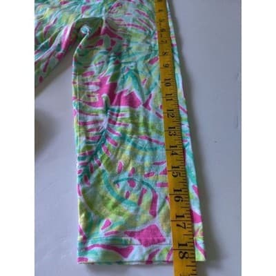 Caribbean Joe Petite 3/4 Sleeve Floral Scoop Neck Top Blouse Pink Women's Size L - Thumbnail 5