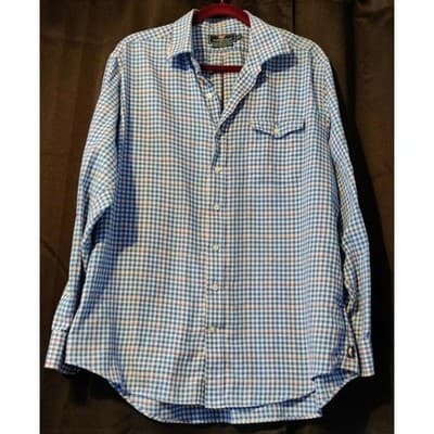Vineyard Vines Mens Slim Fit Crosby Shirt Button Down Long Sleeve Plaid Size XL - Image 1