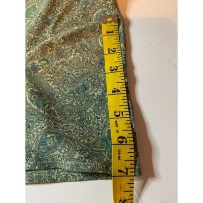 Hillard & Hanson Womens Shift Dress Short Sleeve Tie Scoop Neck Green Size 16 - Thumbnail 11