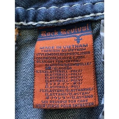 Rock Revival Luiza Women's Straight Jeans Blue Medium Wash Size 27 - Thumbnail 7