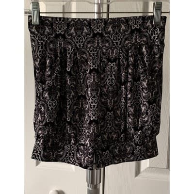 Womens Huefulin High Waist Comfy Casual Print Harem Shorts XS/S - Thumbnail 7