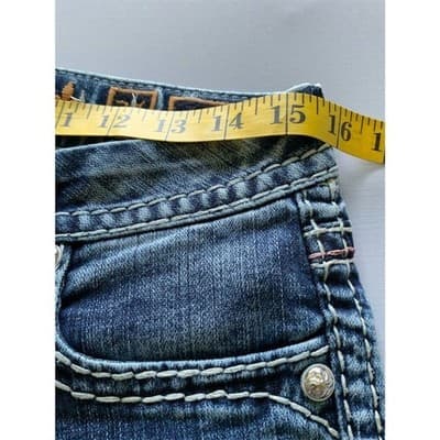 Rock Revival Luiza Women's Straight Jeans Blue Medium Wash Size 27 - Thumbnail 9