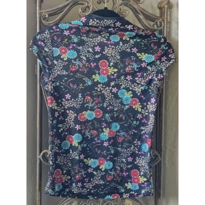 Women's Self Esteem Top Style 4948570X Cap Sleeves V-Neck SZ Medium - Thumbnail 2