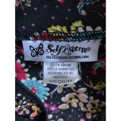 Women's Self Esteem Top Style 4948570X Cap Sleeves V-Neck SZ Medium - Thumbnail 4