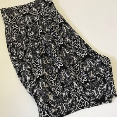 Womens Huefulin High Waist Comfy Casual Print Harem Shorts XS/S - Thumbnail 2