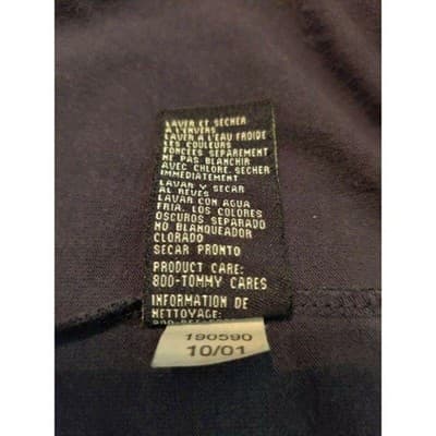 Tommy Hilfiger Athletics Mens Spell Out T-shirt V-Neck Short Sleeve Size Large - Thumbnail 9