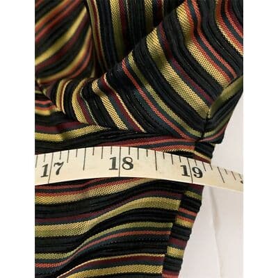 JS Collections Petite Women's Striped Blazer Size 10 Multicolor Vintage - Thumbnail 10