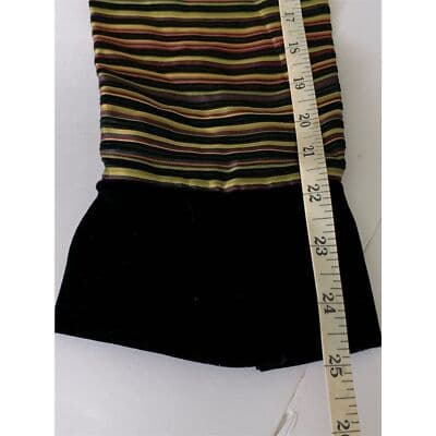 JS Collections Petite Women's Striped Blazer Size 10 Multicolor Vintage - Thumbnail 8