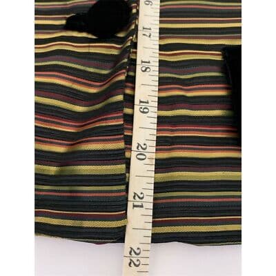 JS Collections Petite Women's Striped Blazer Size 10 Multicolor Vintage - Thumbnail 9