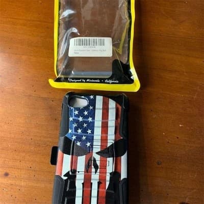 Magpul Field Case iPhone 6/6s Plus American Punish Skull Graphic Textured Grip - Thumbnail 3