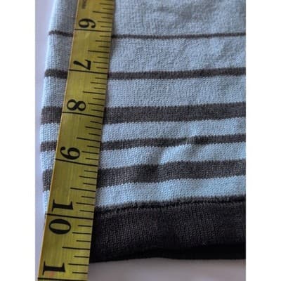 Dressbarn Crew Neck Short Sleeve Striped Acrylic/Cotton Shirt 18/20 - Thumbnail 5