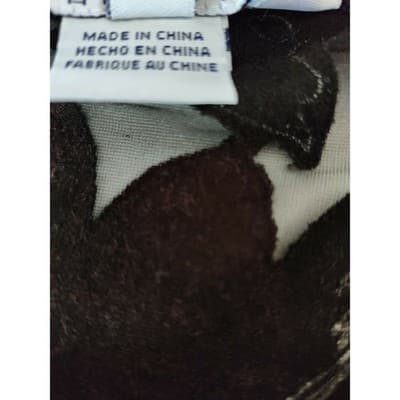 Adora Floral Sheer Top Blouse Long Sleeve Elastic Waist Black/Red Size Large - Thumbnail 8