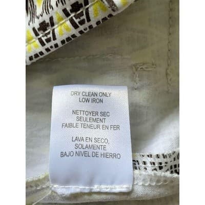 W by Worth Women's Geometric Button-Up Mini Skirt Size 6 Multicolor - Thumbnail 5