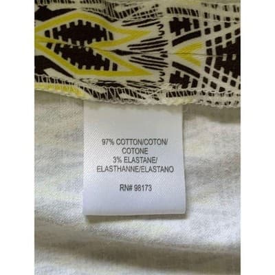 W by Worth Women's Geometric Button-Up Mini Skirt Size 6 Multicolor - Thumbnail 4