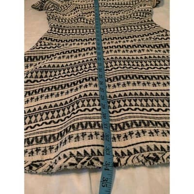 Banana Republic Ponte Knit Sheath Dress Short Sleeve White Black Size 10 - Thumbnail 12