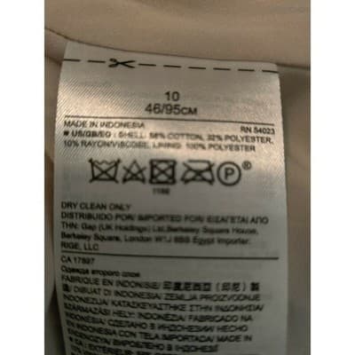 Banana Republic Ponte Knit Sheath Dress Short Sleeve White Black Size 10 - Thumbnail 7