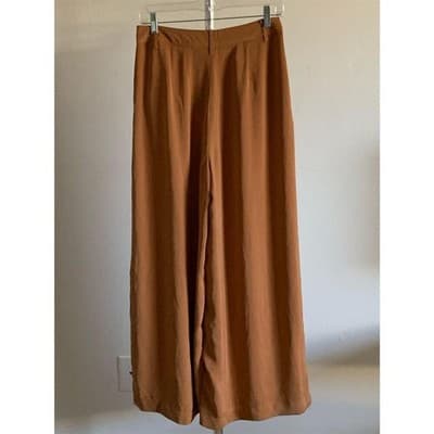 Tronjori Women's High-Rise Wide Leg Pants Size S Casual - Thumbnail 3