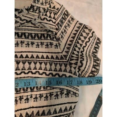 Banana Republic Ponte Knit Sheath Dress Short Sleeve White Black Size 10 - Thumbnail 10