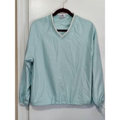 VTG. Ashworth Weather Systems Long sleeve Pullover Water Wind Resistant Shirt - Image 1