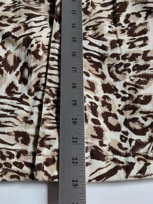 Additions By Chico's Size 1 Womens Leopard Print Brown Jacket Long Sleeve - Thumbnail 6