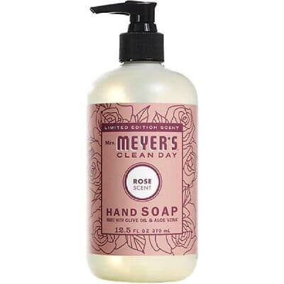Mrs. Meyers Clean Day Everyday Basics Set Rose Multi-Surface, Dish & Hand Soap - Thumbnail 3
