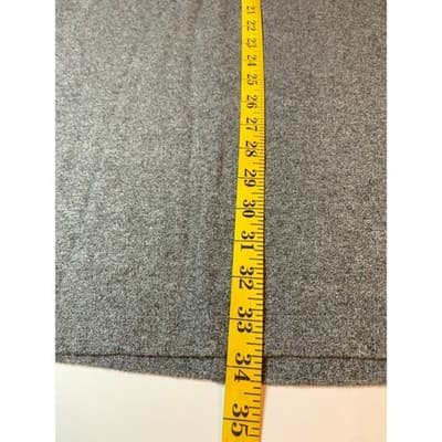 LOFT Women Gray Jewel Neck Short Sleeve Casual Shift Dress Size M - Thumbnail 11