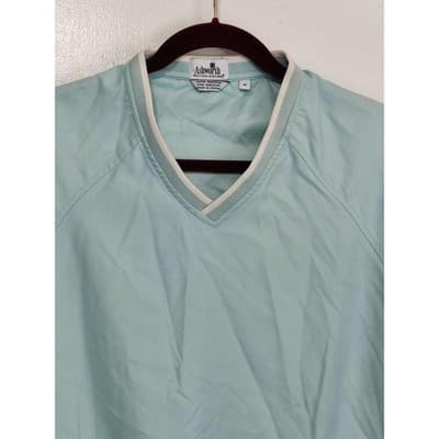 VTG. Ashworth Weather Systems Long sleeve Pullover Water Wind Resistant Shirt - Thumbnail 6