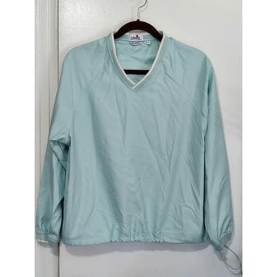 VTG. Ashworth Weather Systems Long sleeve Pullover Water Wind Resistant Shirt - Thumbnail 5