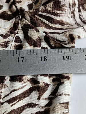 Additions By Chico's Size 1 Womens Leopard Print Brown Jacket Long Sleeve - Thumbnail 7