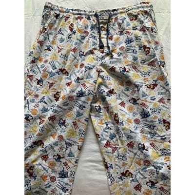 Disney Parks Men's Pajama Bottoms L Multicolor All-Over Print - Thumbnail 5