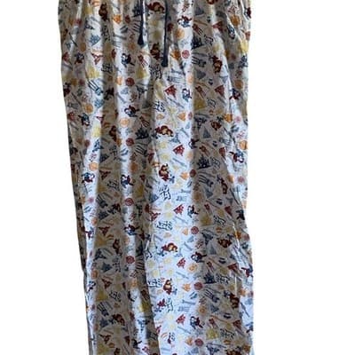 Disney Parks Men's Pajama Bottoms L Multicolor All-Over Print - Thumbnail 2