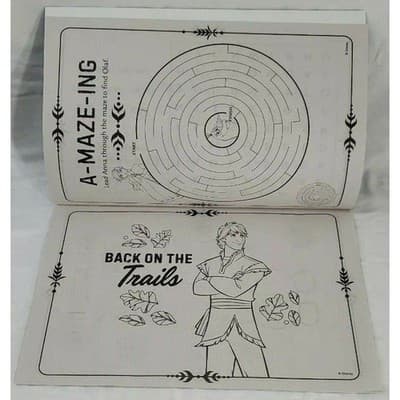 Lot of 2 Disney Frozen 2 Giant Coloring & Activity Books, Brand New, Free Ship! - Thumbnail 2