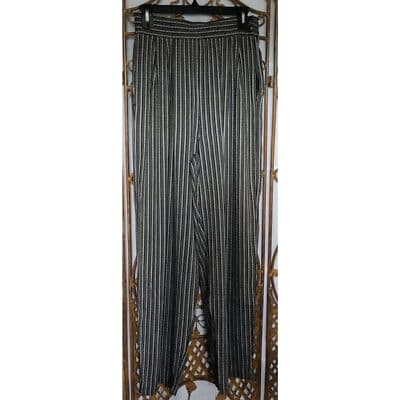 Vintage Rexx LTD. London New York Black Cream Strip 2 pc. pant set M - Thumbnail 3